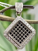 *Подвеска Фианит Микс Микро Вставки арт. 4851R63027Wpd-795 Вес 2,5 г