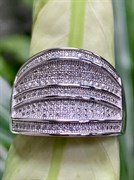 *Кольцо р.16,5 Белый Фианит Микро Вставки арт. 4850R60051rg-280 Вес 8,4 г