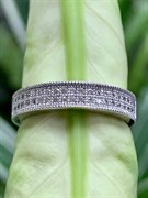 *Кольцо р.15 Белый Фианит Микро Вставки арт. 4850R60056rg-116 Вес 2,5 г