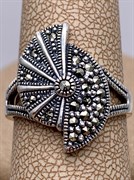 *Кольцо р.18 Марказит арт. HR1649-380 вес 4,85 г