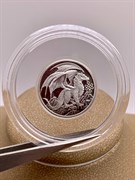 Серебряная Монета На Удачу Дракон арт 9300409062-554 вес 2,81 гр