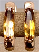 *Серьги Цитрин цв Красное арт. 20311486-053 (вес 3,43 г)