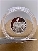 *Сувенир Серебряная Монета На Удачу Тигр арт. 9300409027-146 Вес 2,84 г