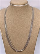 Шейное украшение р.50-55 Якорь 6 рядов арт. 8100469-С888-01-975 Вес 10,65 г