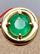 *Подвеска Изумруд цв Лимонное арт. 33841-301-193 (вес 1,09 г)