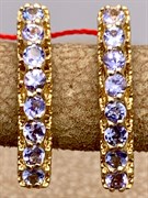 *Серьги Танзанит цв Лимонное арт. 23485-304-438 (вес 2,4 г)
