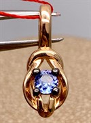 *Подвеска Танзанит цв Красное арт. 34187-104-502 (вес 1,38 г)