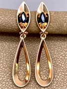 *Серьги Синий Сапфир цв Красное арт. 23404-102-819, (вес 3,54 г)