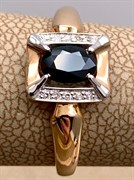 *Кольцо р.17 Сапфир цв Красное арт. 13933-102-923 (вес 1,95 г)