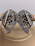 *Серьги Марказит арт. С 137-778 Вес 12 г