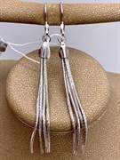 *Серьги Петли Кисточки снейк арт. НС 22-343-3-626 Вес 5,35 г