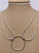 *Колье р.45 Снейк арт. НХ 22-1625-3-501 Вес 8,2 г
