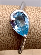 *Кольцо р.17,5 Голубой Топаз арт. R00029-927 вес 3,08 г