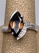 *КОЛЬЦО р.17 Раухтопаз Дымчатый Кварц арт. R00028-613, (вес 2,73 г)