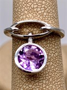 *КОЛЬЦО р.17 Аметист арт. R00359-398, (вес 4,6 г)