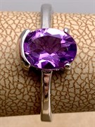 *КОЛЬЦО р.17 Аметист арт. R00352-415, (вес около 2,74 г)