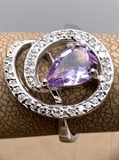 *КОЛЬЦО р.17,5 Аметист арт. R00310-832, (вес 4,4 г)