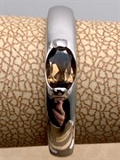 *Кольцо р.17,5 Раухтопаз Дымчатый Кварц арт. R00225-058, (вес 3,17 г)