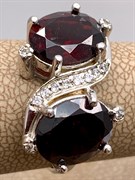 *КОЛЬЦО р.17,5 Гранат арт. R00061-321, (вес 4,69 г)