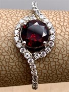 *КОЛЬЦО р.17,5 Гранат арт. R00076-998, (вес 2,26 г)
