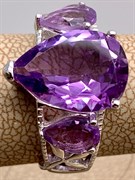 *КОЛЬЦО р.17 Аметист арт. R00207-549, (вес около 5,44 г)