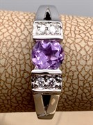 *Кольцо р.17 Аметист арт. R00567-082 Вес 2,41 г