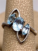*КОЛЬЦО р.17,25 Топаз арт. R00200-859, (вес 2,28 г)