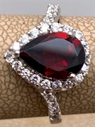 *КОЛЬЦО р.17 Гранат арт. R00185-383, (вес 2,77 г)