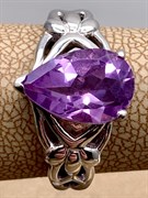 *Кольцо р.17 Аметист арт. R00197-173 вес 4,09 г
