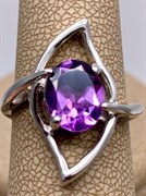 *Кольцо р.18 Аметист арт. R00187-282 вес 4,81 г