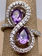 *КОЛЬЦО р.17 Аметист арт. R00107-292, (вес 4,39 г)