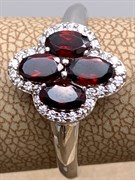 *Кольцо р.17,5 Гранат арт. R00258-240 Вес 2,68 г