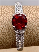*Кольцо р.18 Гранат арт. R00507-417 Вес 2,59 г