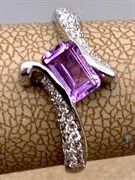 *Кольцо р.17 Аметист арт. R00012-893 Вес 2,18 г