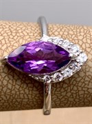 *КОЛЬЦО р.18 Аметист арт. R00088-989, (вес 2,79 г)