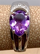 *Кольцо р.17  Аметист арт. R00038-944, (вес 2,88 г)