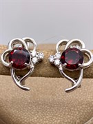 *СЕРЬГИ Гранат арт. E00068-513, (вес 5,95 г)