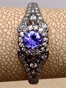 *Кольцо р.18,5 Танзанит арт. 01-2560/00ТЗ-17-713 вес 2,63 г