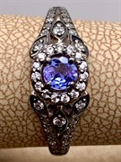*Кольцо р.17,5 Танзанит арт. 01-2560/00ТЗ-17-686 вес 2,58 г