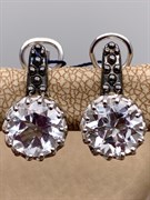 *Серьги Горный Хрусталь арт. 02-2248/00ГХ-00-882 вес 4,31 г