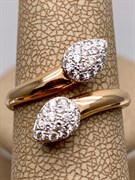 *Кольцо р.17,5 цв Красное арт. 13047-100-243 (вес 3,8 г)