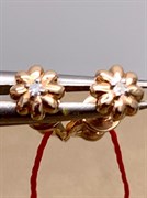 *Пусеты цв Красное арт. 23864-100-581 (вес 0,75 г)
