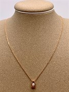 *Колье 40см. цв Красное арт. 6097-100-730 (вес 1,94 г)