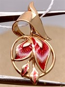 *Подвеска Эмаль цв Красное арт. 03-2627-00-000-1110-25-417 (вес 1,05 г)
