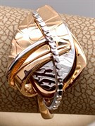 *Кольцо р.18,5 цв Красное, Белое арт. 01-5137-00-000-1111-48-613 (вес 2,81 г)