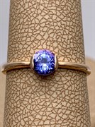 *Кольцо р.17,5 Танзанит цв Красное арт. 10340736-977 (вес 1,58 г)