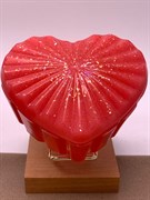 Шкатулка сердце ребрышки арт 053925 вес 146,24 гр Украшение для интерьера Ручная работа