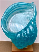 Мыльница Ракушка арт 070125 Лазурный вес 274,14 гр Украшение для интерьера Ручная работа