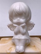 Фигурка ангел Белый арт 071255 вес 34,19 гр Украшение для интерьера Ручная работа