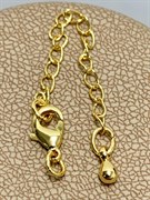 Замочек р.5х9 мм Карабин с цепочкой 24089075